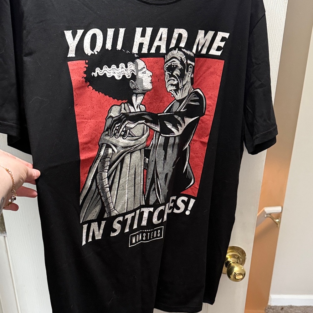 Monsters Black Graphic Tee